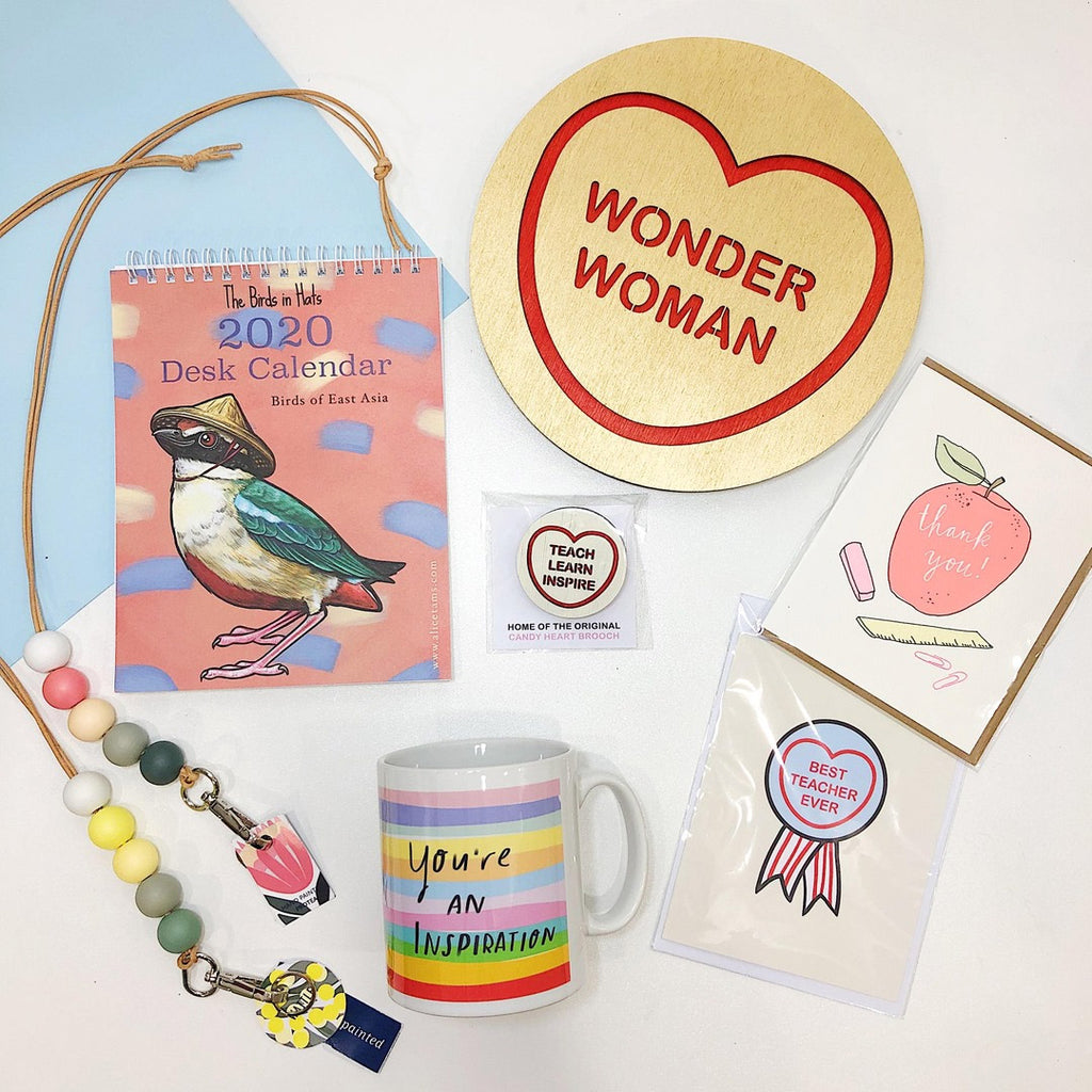 Candy and Kitsch retailer flatlay at Have you met Charlie store